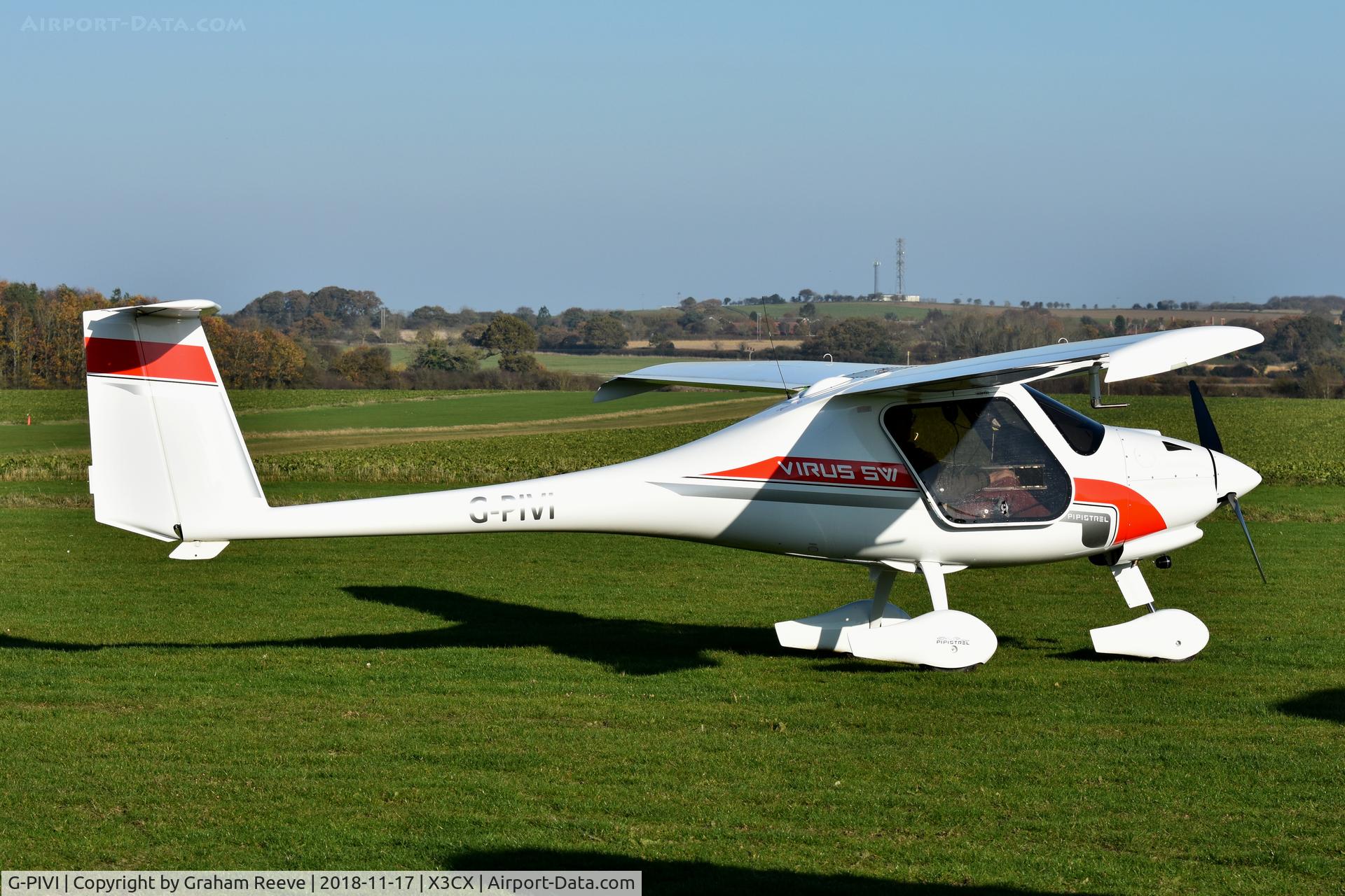 G-PIVI, 2016 Pipistrel Virus SW 127 C/N BMAA/HB/684, Just landed at Northrepps.