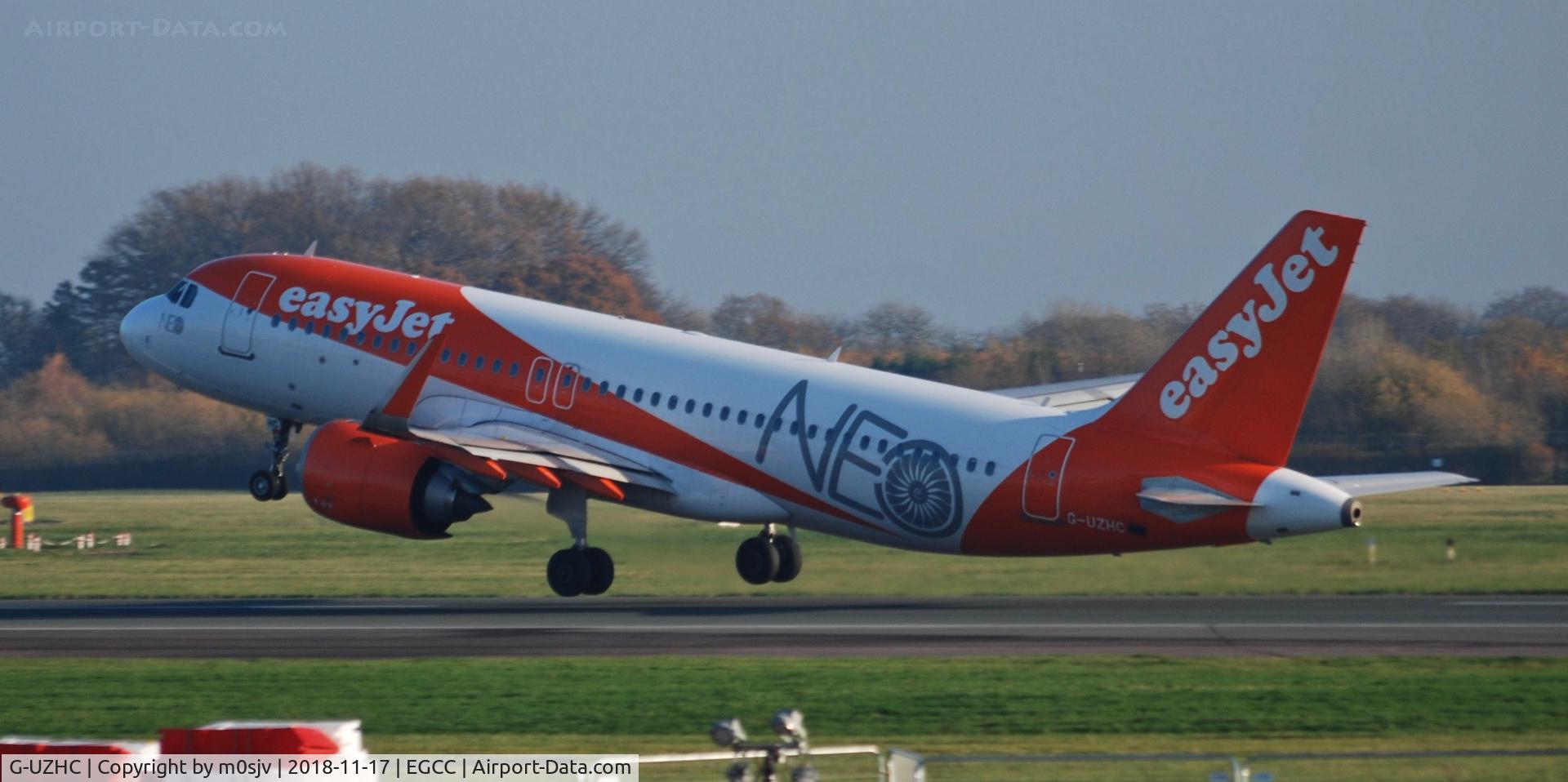 G-UZHC, 2017 Airbus A320-251NEO C/N 7802, Taken from the Runway visitor centre