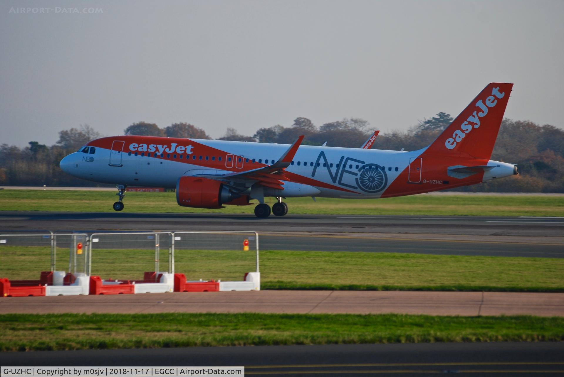 G-UZHC, 2017 Airbus A320-251NEO C/N 7802, Taken from the Runway visitor centre