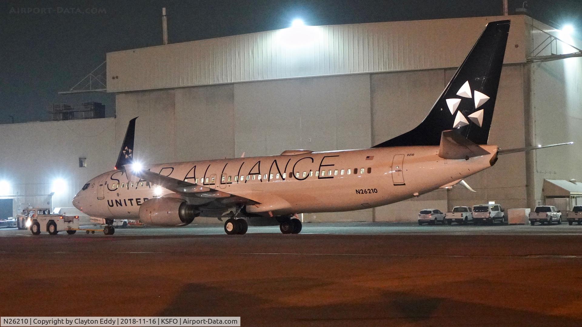 N26210, 1998 Boeing 737-824 C/N 28770, SFO 2018.