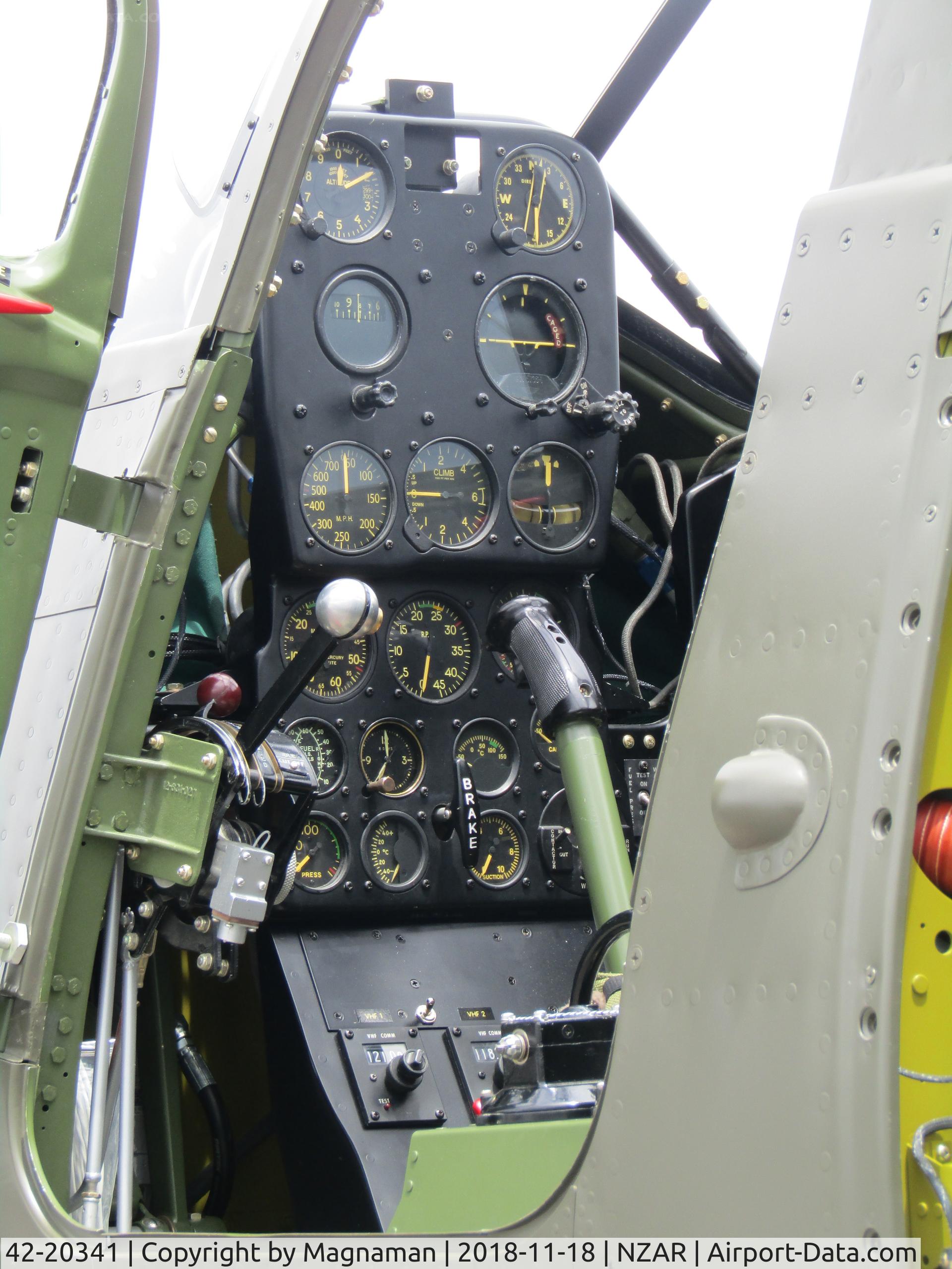 42-20341, Bell P39 Aircobra C/N 42-20341, at open day Ardmore - under restoration by Pioneer