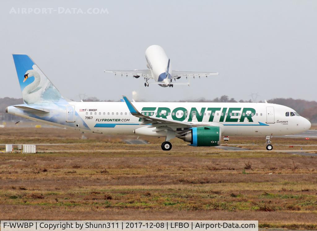 F-WWBP, 2017 Airbus A320-251N C/N 7967, C/n 7963 - To be N324FR 'Summer the Swan'