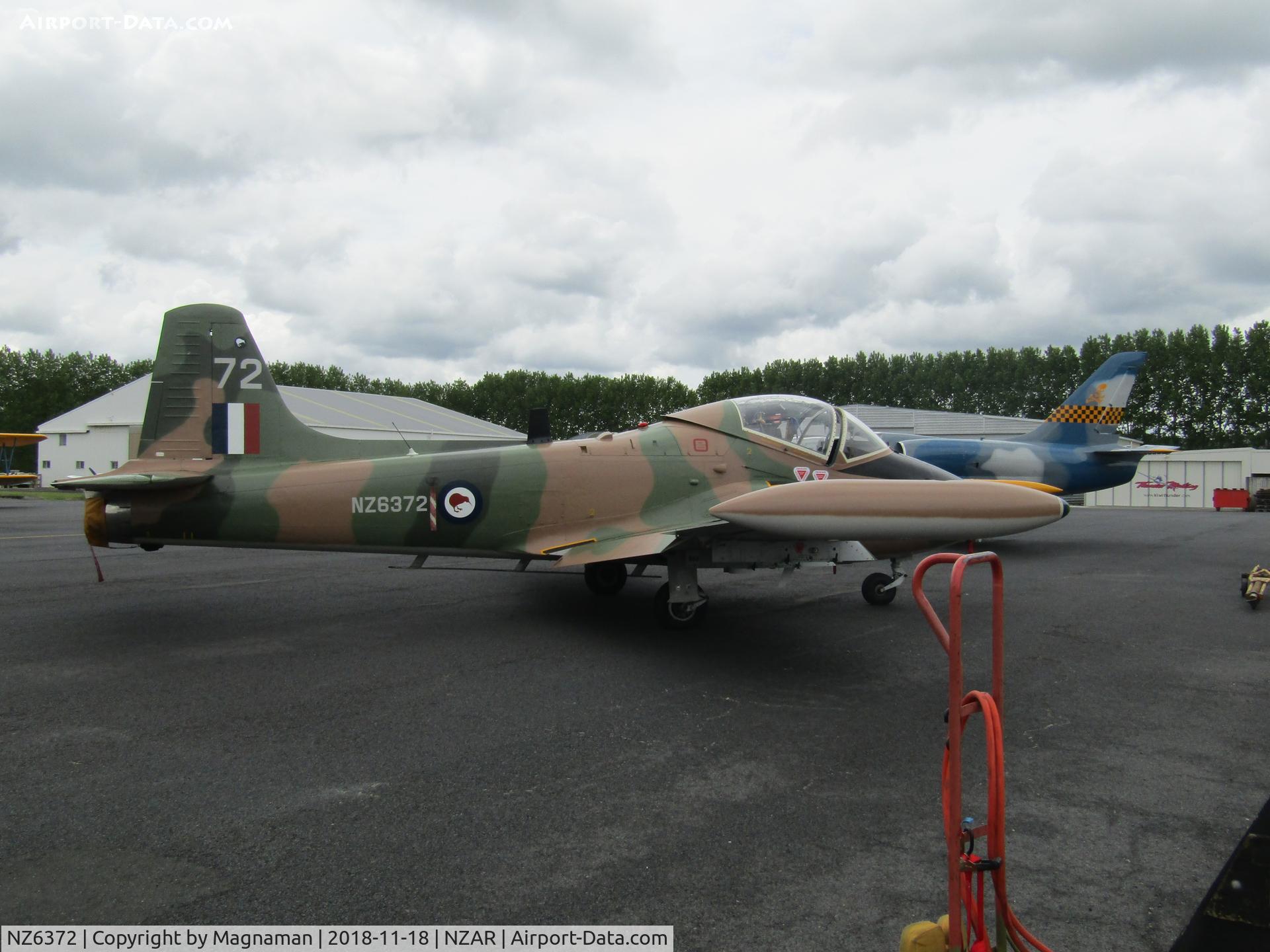 NZ6372, 1973 BAC 167 Strikemaster Mk.88 C/N 342, at Ardmore Open Day