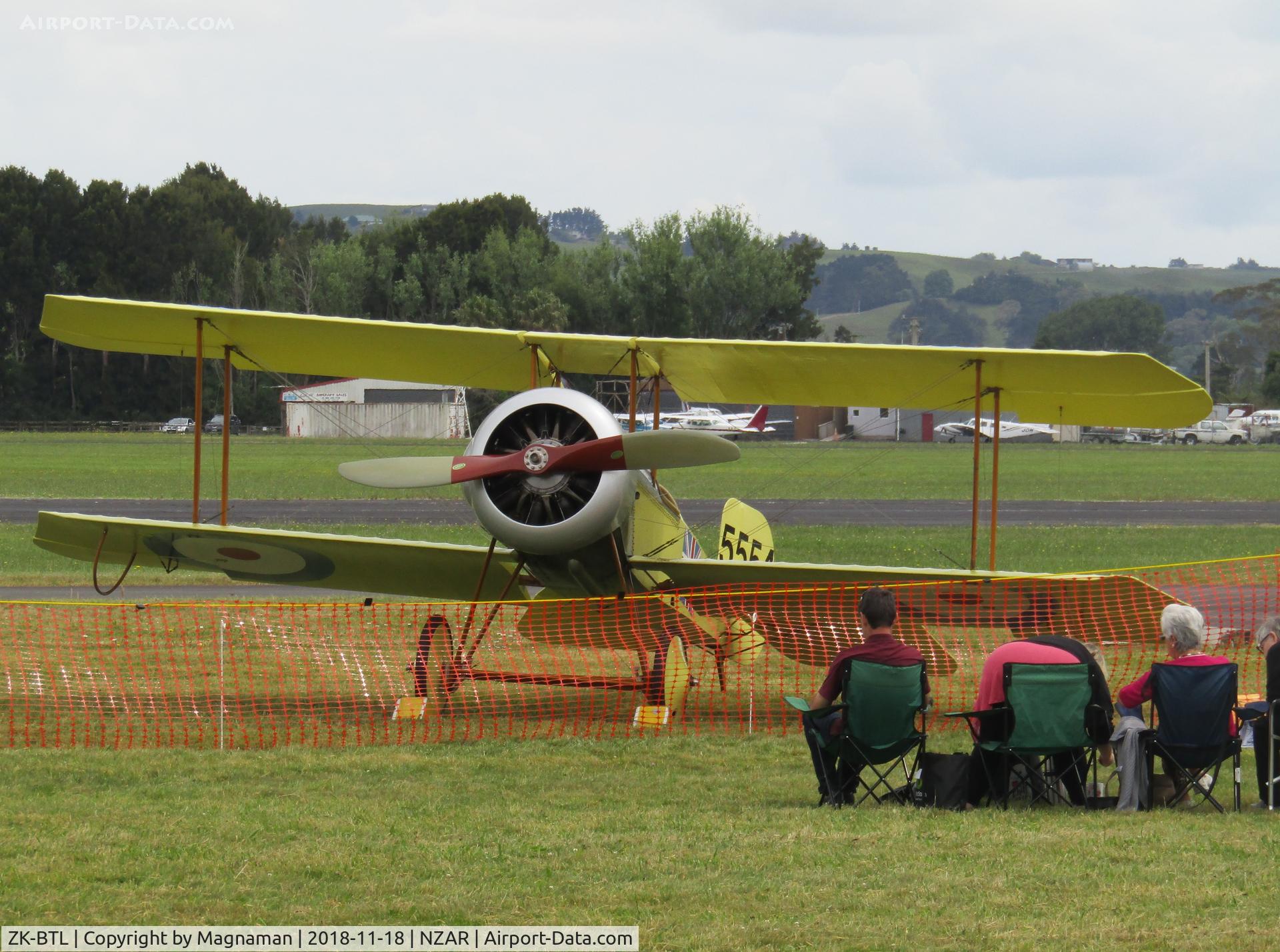 ZK-BTL, Bristol Aeroplane Co Ltd Scout D Replica C/N 5554, at open day ardmore