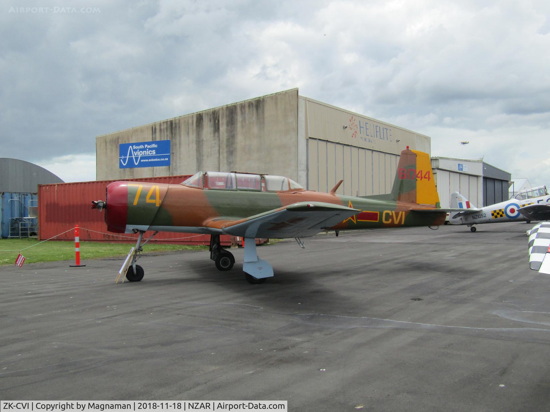 ZK-CVI, Nanchang CJ-6 C/N 3632001, down from norht shore for open day