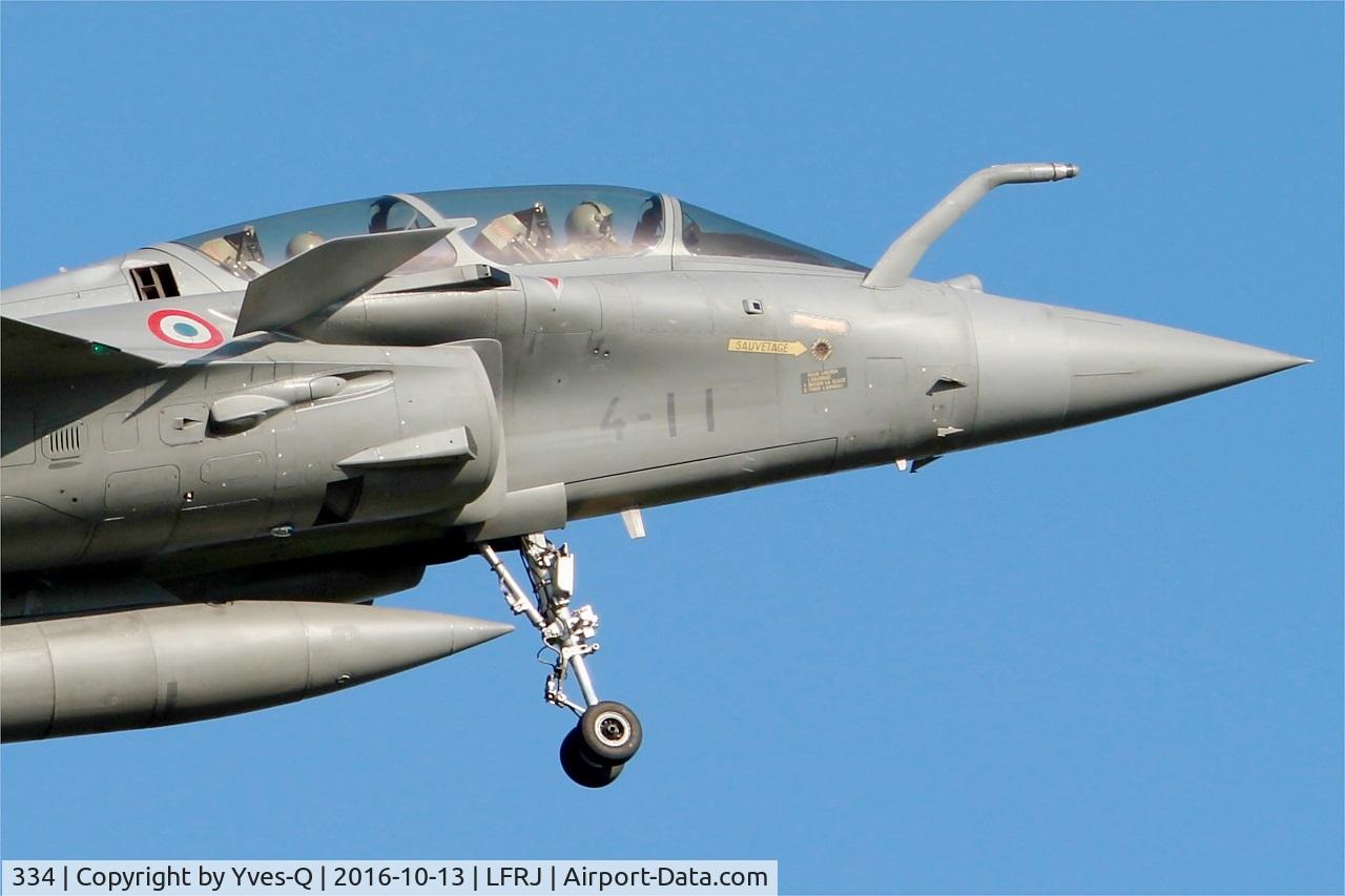334, Dassault Rafale B C/N 334, Dassault Rafale B, On final rwy 08, Landivisiau naval air base (LFRJ)