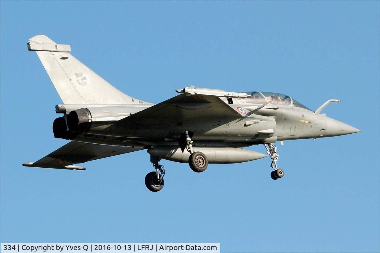 334, Dassault Rafale B C/N 334, Dassault Rafale B, On final rwy 08, Landivisiau naval air base (LFRJ)