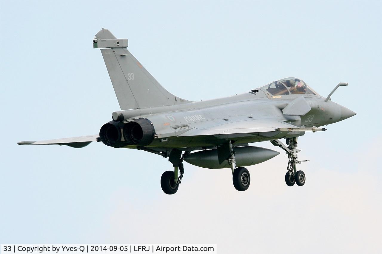 33, Dassault Rafale M C/N 33, Dassault Rafale M, On final rwy 08, Landivisiau naval air base (LFRJ)