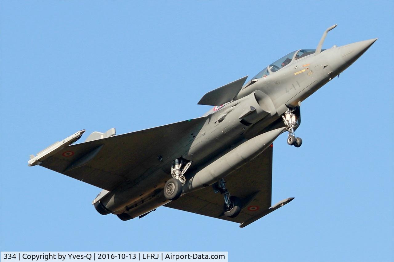 334, Dassault Rafale B C/N 334, Dassault Rafale B, On final rwy 08, Landivisiau naval air base (LFRJ)
