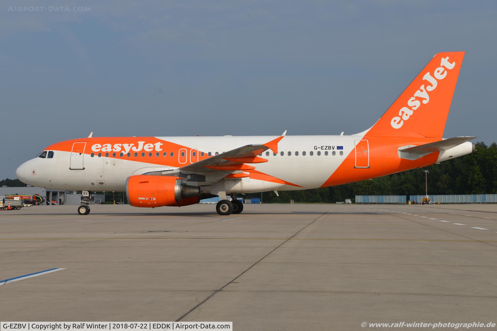 G-EZBV, 2007 Airbus A319-111 C/N 3122, Airbus A319-112 - U2 EZY easyJet - 3122 - G-EZBV - 22.07.2018 - CGN