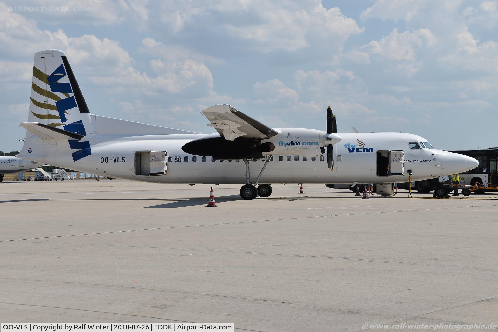 OO-VLS, 1987 Fokker 50 C/N 20109, Fokker 50 F27 Mark 050 - VG VLM VLM Airlines - 20109 - OO-VLS - 26.07.2018 - CGN