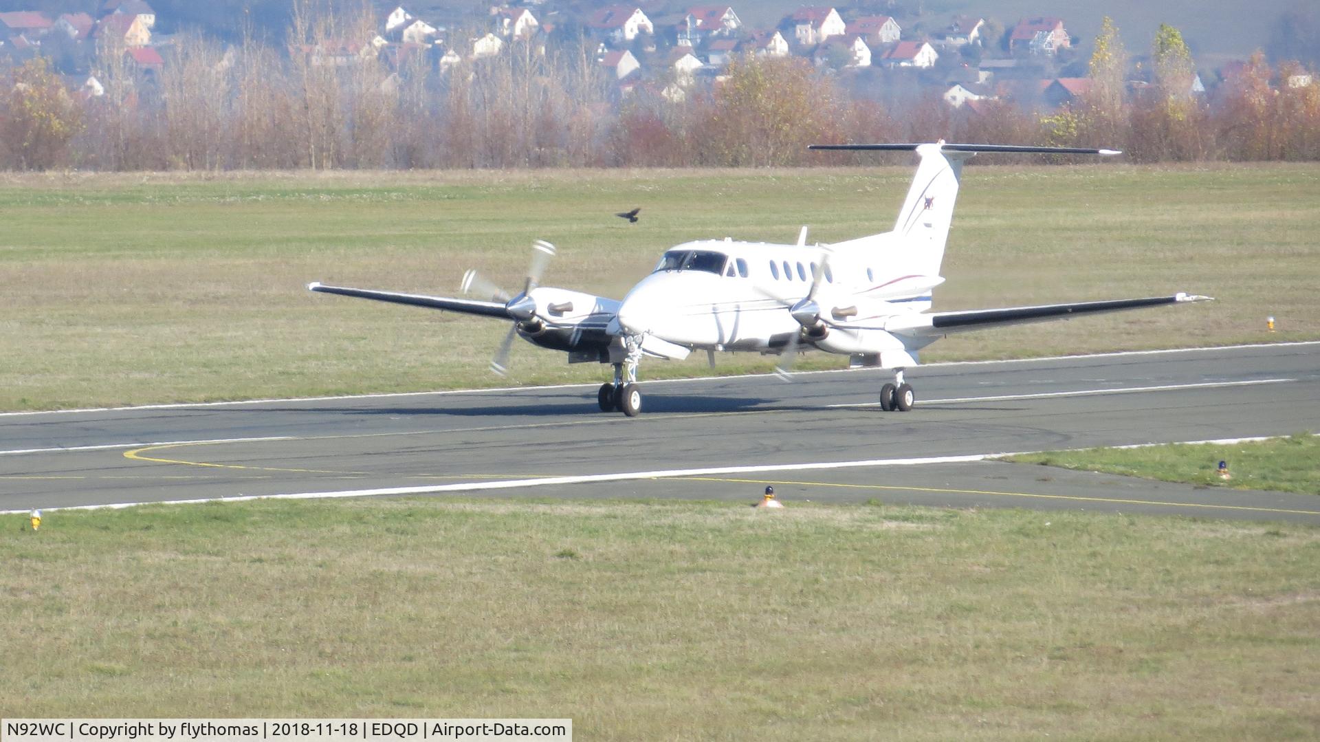 N92WC, 1989 Beech B200 King Air C/N BB-1330, N92WC Bayreuth Airport