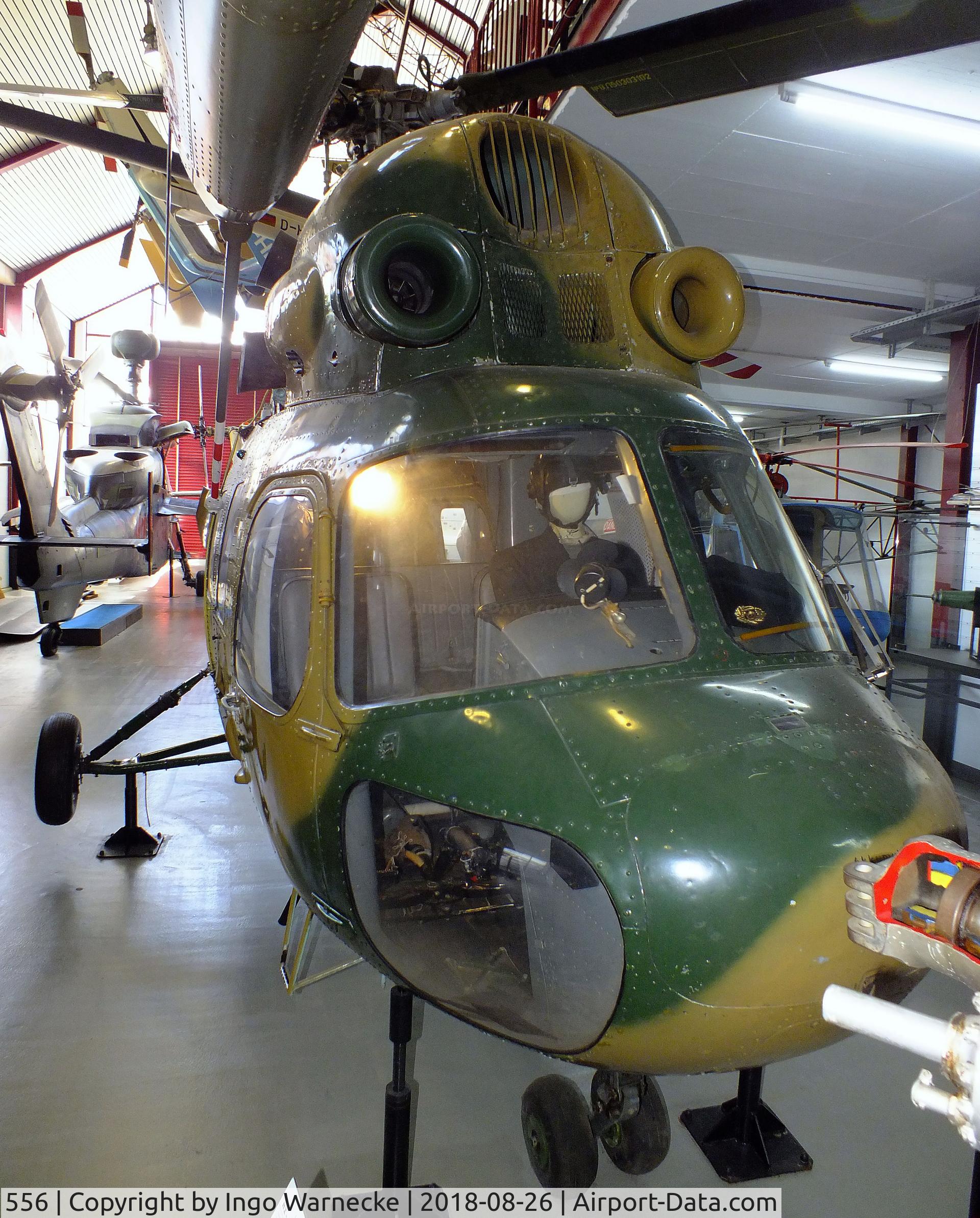 556, PZL-Swidnik Mi-2 C/N 543624074, Mil (PZL-Swidnik) Mi-2 HOPLITE at the Hubschraubermuseum (helicopter museum), Bückeburg