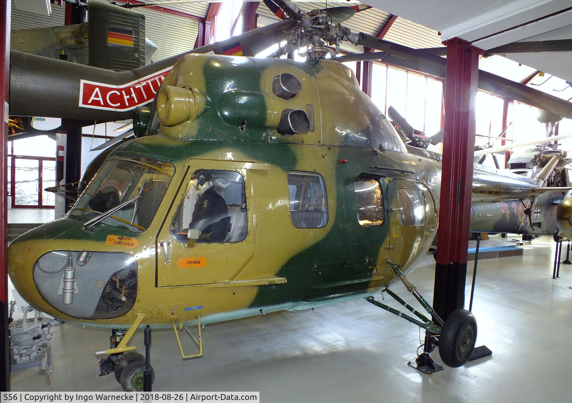 556, PZL-Swidnik Mi-2 C/N 543624074, Mil (PZL-Swidnik) Mi-2 HOPLITE at the Hubschraubermuseum (helicopter museum), Bückeburg