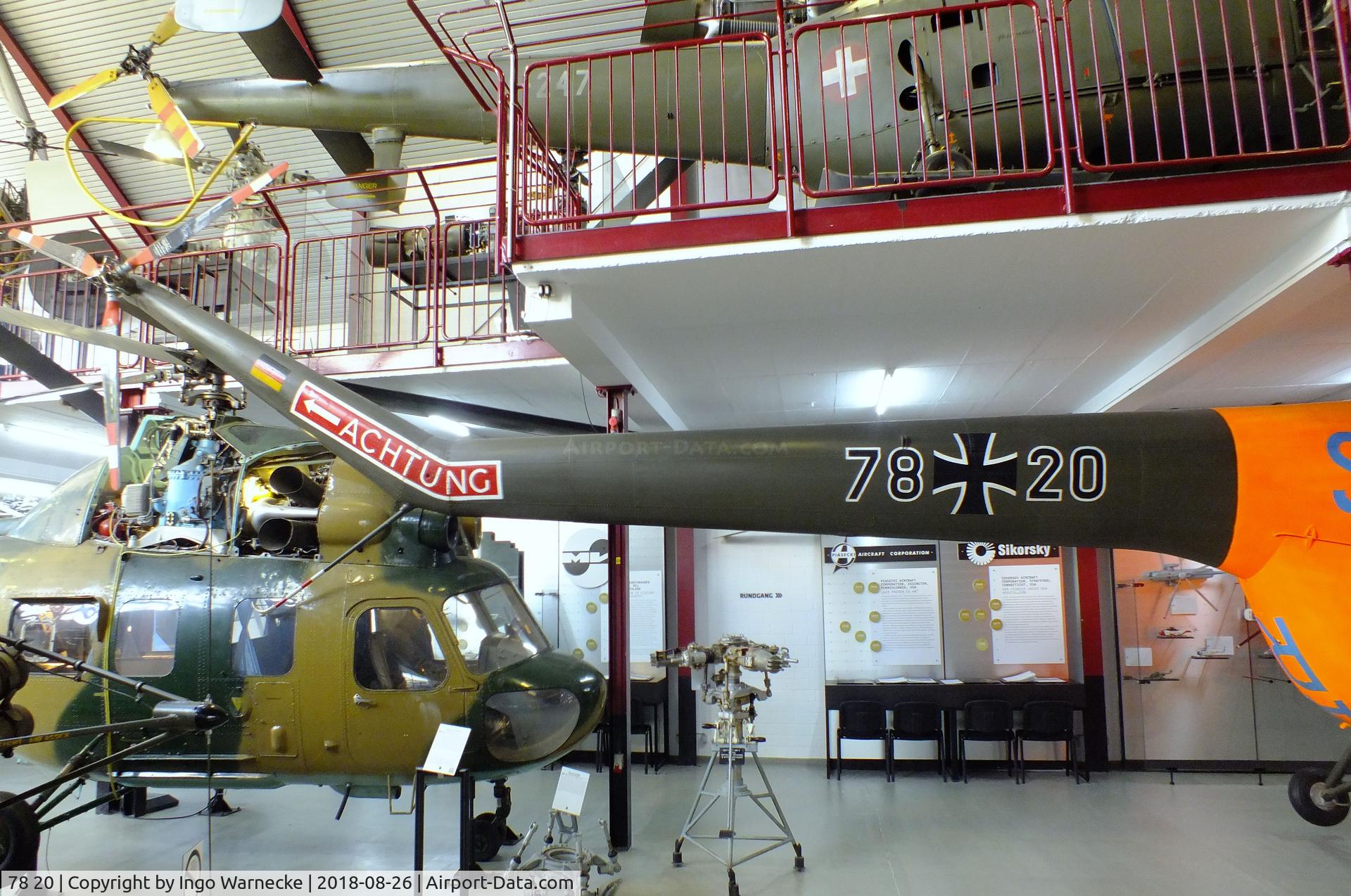 78 20, Bristol 171 Sycamore Mk.52 C/N 13478, Bristol 171 Sycamore Mk52 at the Hubschraubermuseum (helicopter museum), Bückeburg