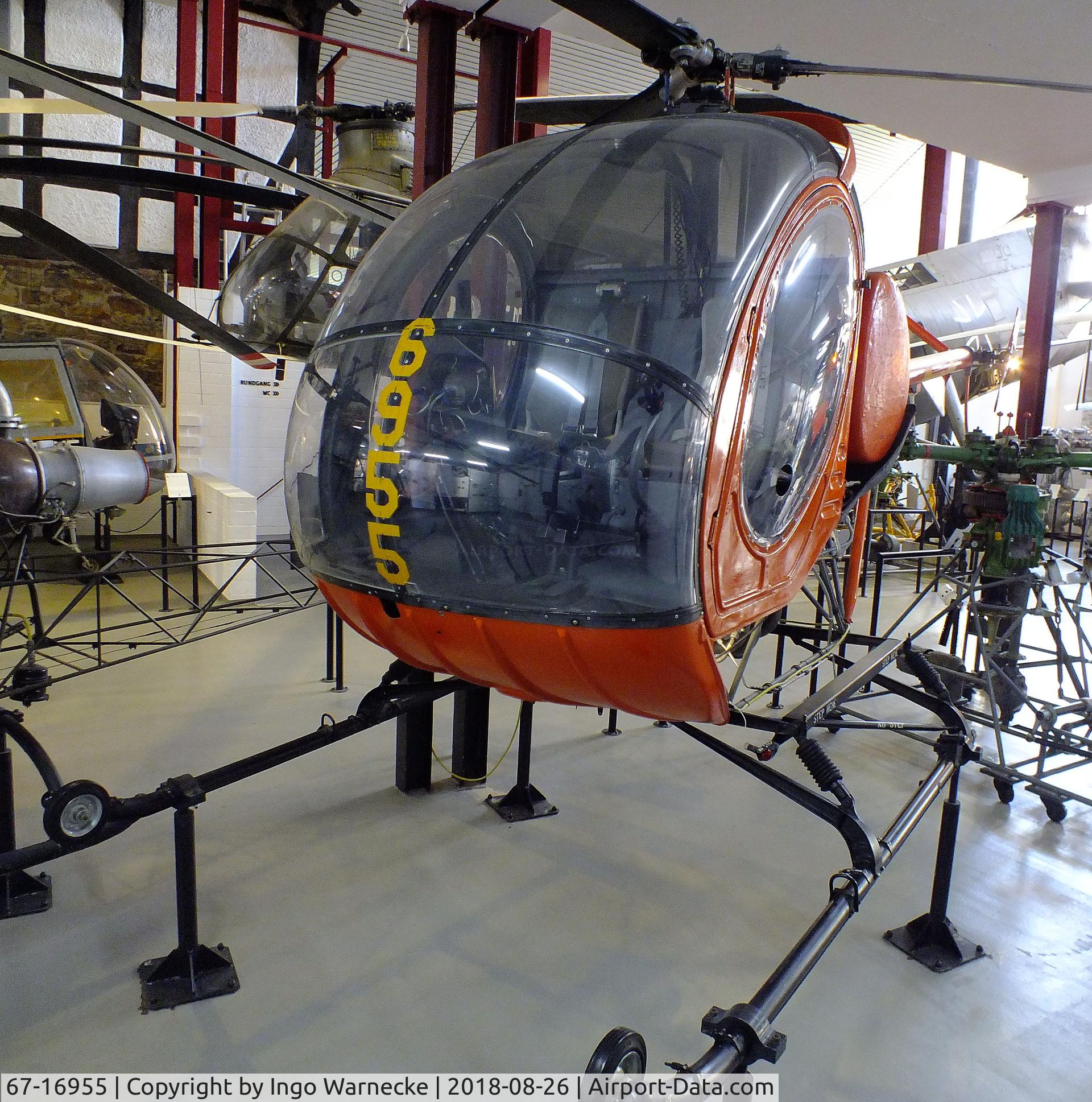 67-16955, 1967 Hughes TH-55A Osage C/N 19-1062, Hughes TH-55A Osage at the Hubschraubermuseum (helicopter museum), Bückeburg