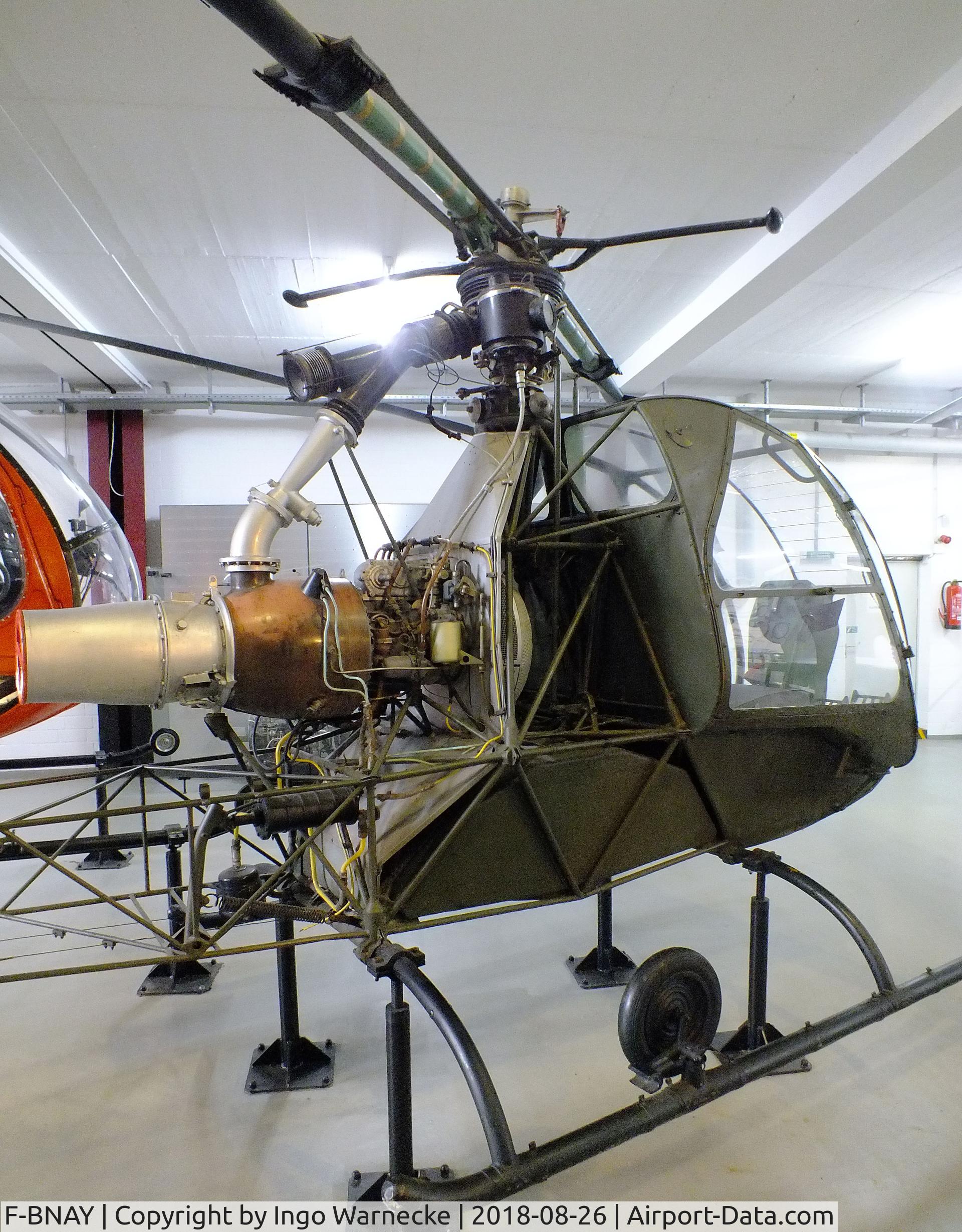 F-BNAY, Sud Aviation SO-1221S Djinn C/N 1109-FR8, Sud-Ouest SO.1221S Djinn at the Hubschraubermuseum (helicopter museum), Bückeburg
