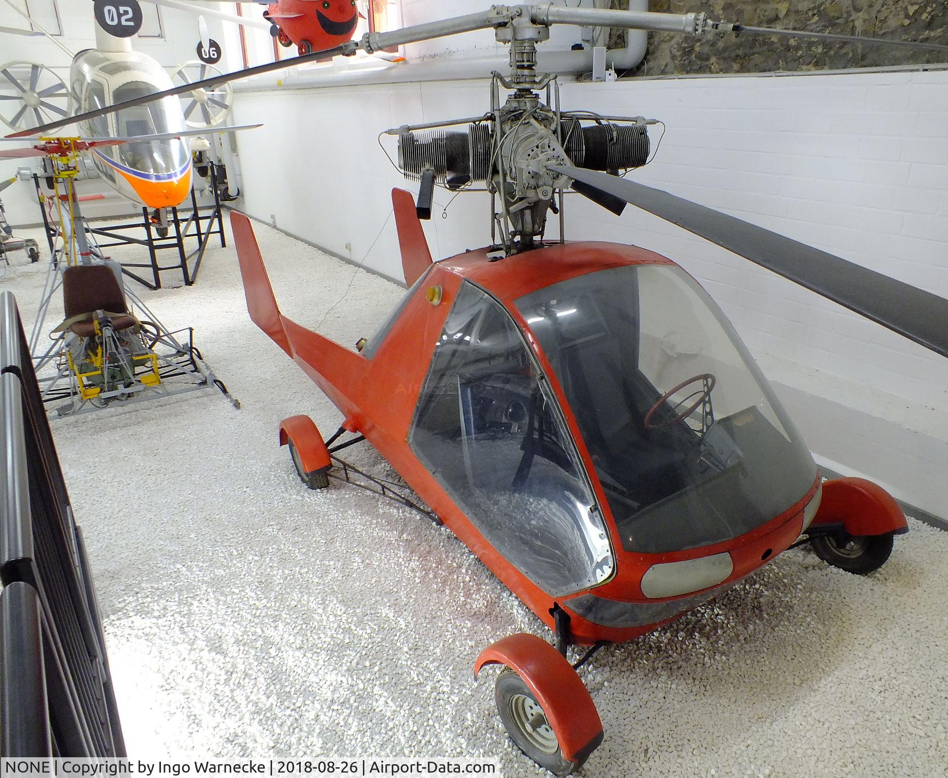 NONE, 1964 Wagner Rotocar 3 C/N 01, Wagner Rotocar 3 at the Hubschraubermuseum (helicopter museum), Bückeburg