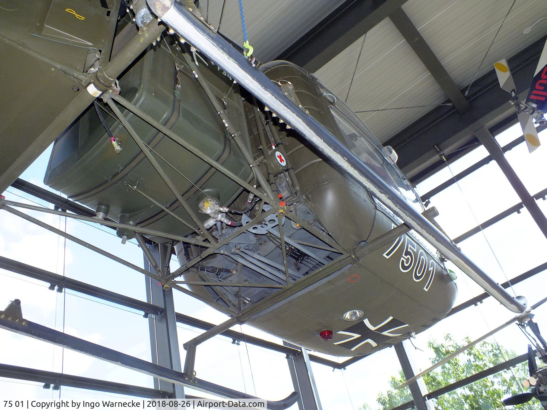 75 01, Sud SE-3130 Alouette II C/N 1178, Sud-Est SE.3130 Alouette II at the Hubschraubermuseum (helicopter museum), Bückeburg