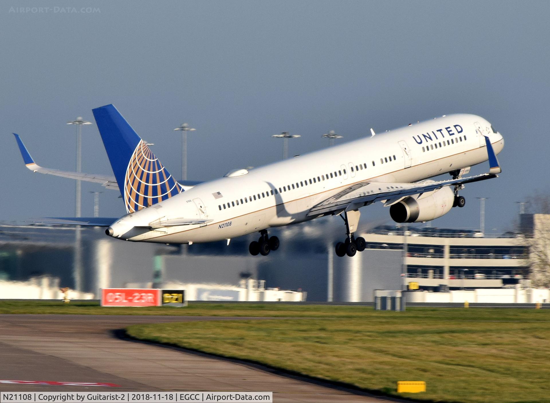 N21108, 1994 Boeing 757-224 C/N 27298, At Manchester