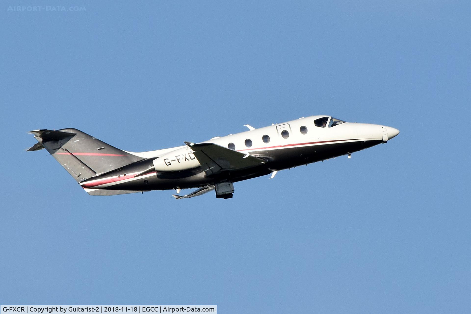 G-FXCR, 2005 Raytheon Beechjet 400A/Nextant N400XT C/N RK-423, At Manchester