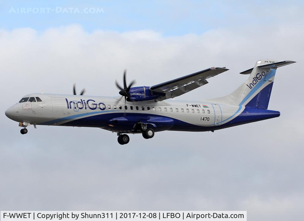F-WWET, 2017 ATR 72-600 C/N 1470, C/n 1470 - To be VT-IYC