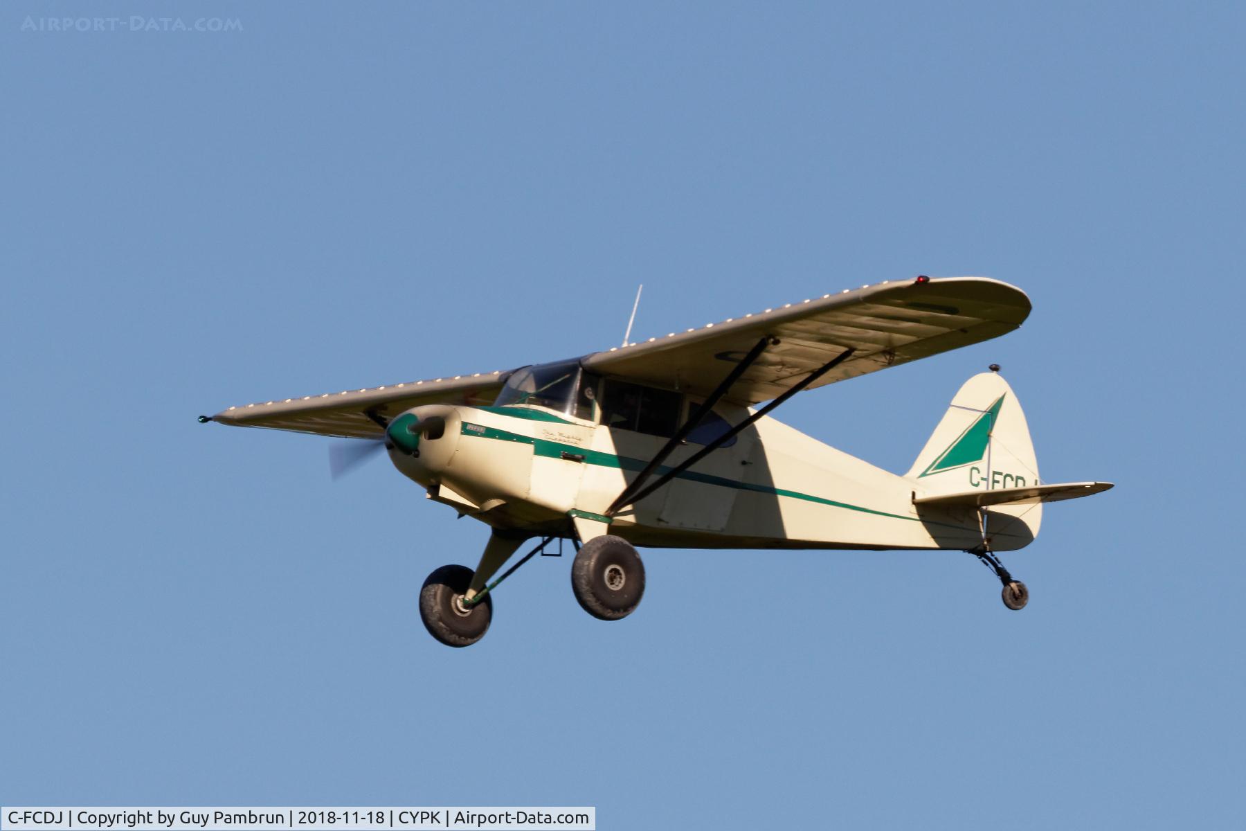 C-FCDJ, 1949 Piper PA-16 Clipper C/N 16-55, Landing
