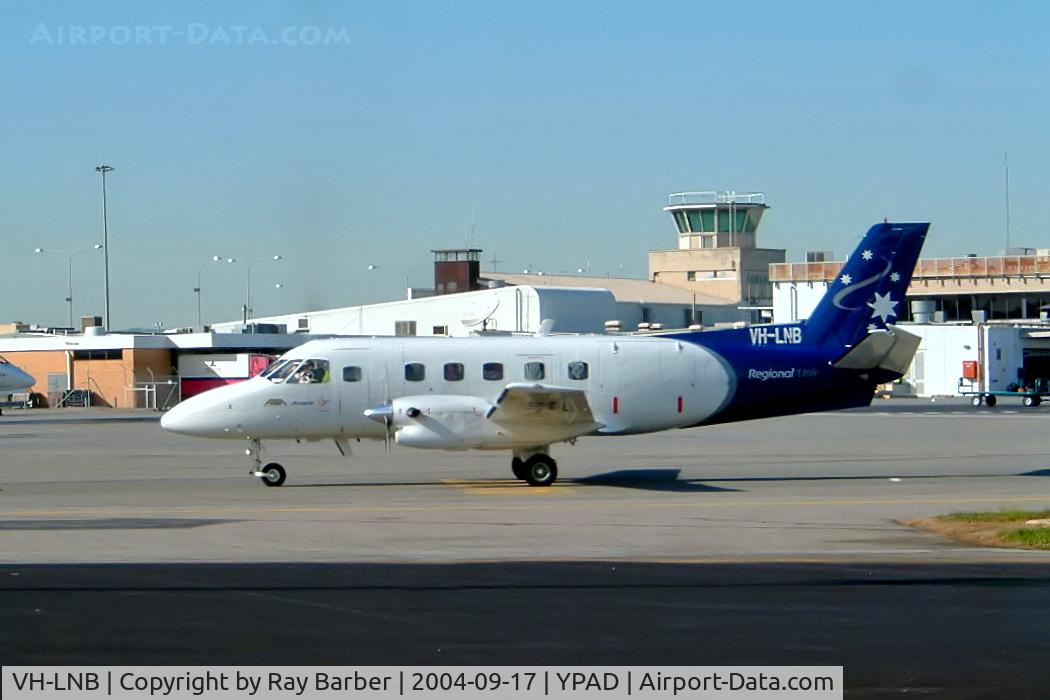 VH-LNB, 1984 Embraer EMB-110P1 Bandeirante C/N 110441, VH-FNP   Embraer Emb-110P2 Bandeirante [110157] (AirNorth/ Regional Link) Adelaide Int'l~VH 17/09/2004