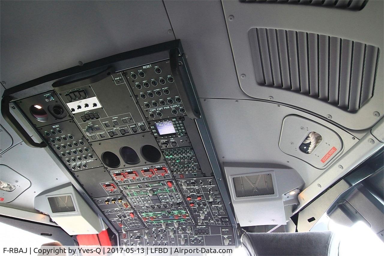 F-RBAJ, 2016 Airbus A400M Atlas C/N 037, Airbus A400M Atlas, Overhead panel , Bordeaux-Mérignac Air Base 106 (LFBD-BOD) Open day 2017