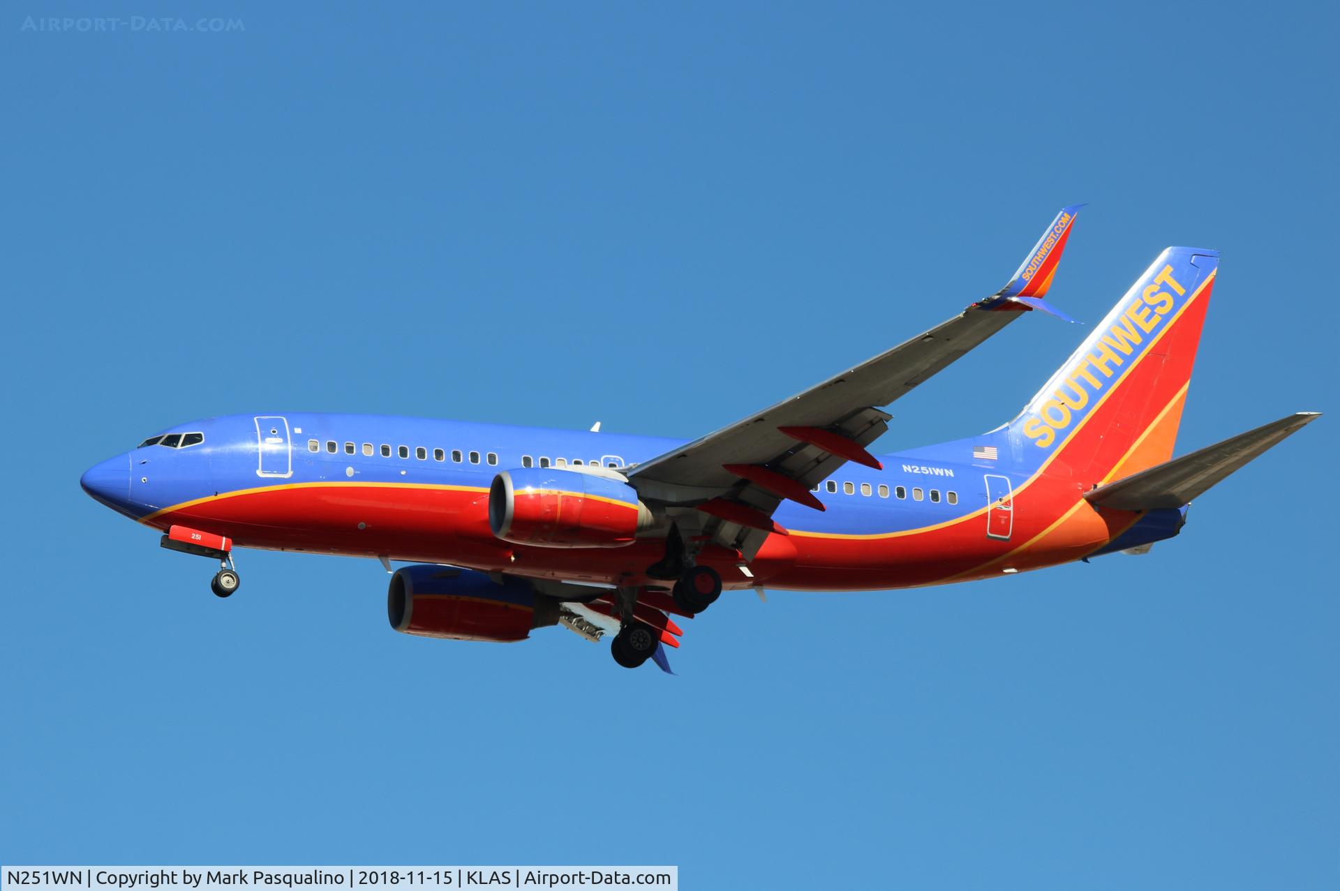 N251WN, 2006 Boeing 737-7H4 C/N 32510, Boeing 737-7H4