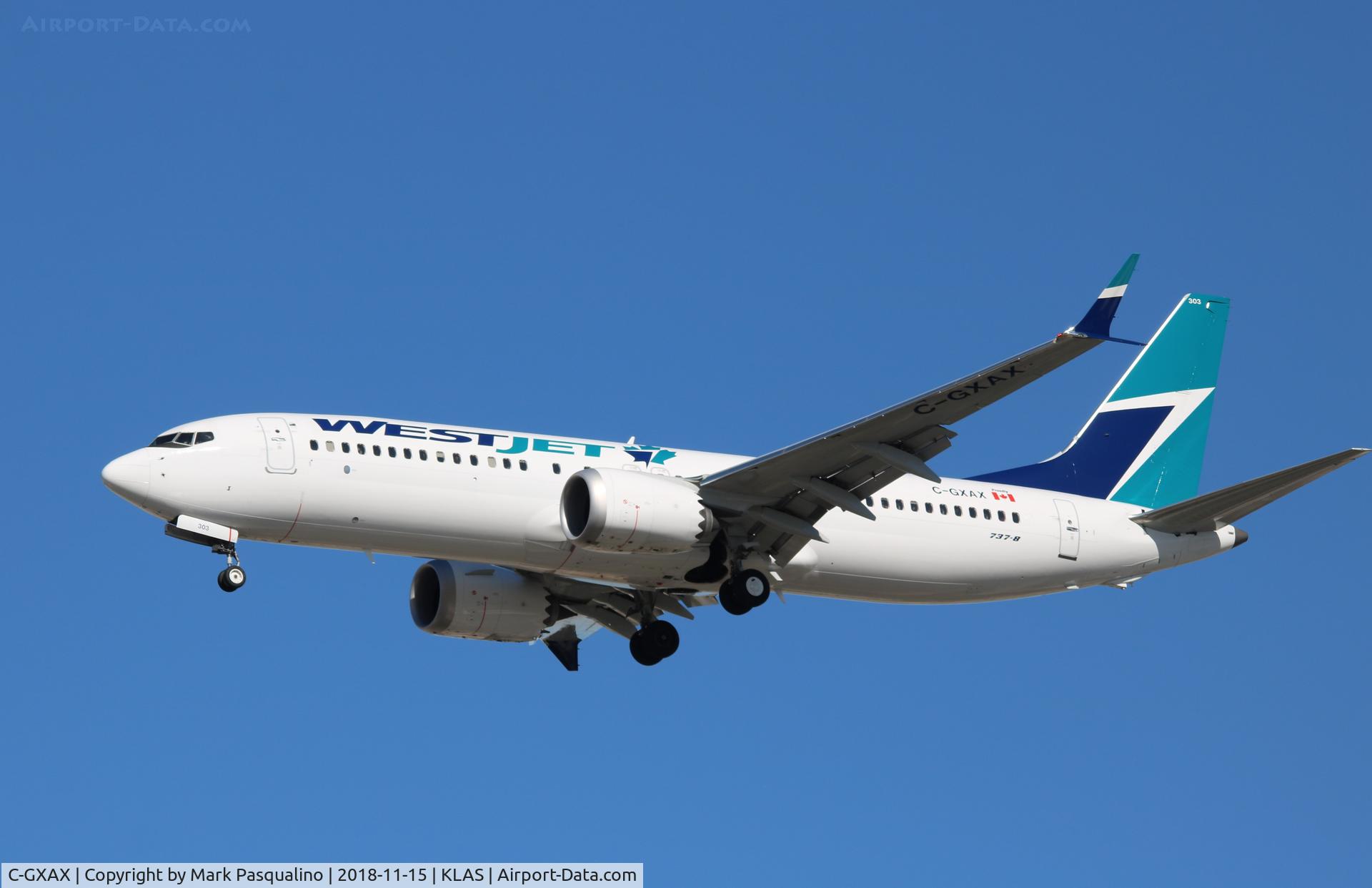 C-GXAX, 2017 Boeing 737-8 C/N 60512, Boeing 737-8