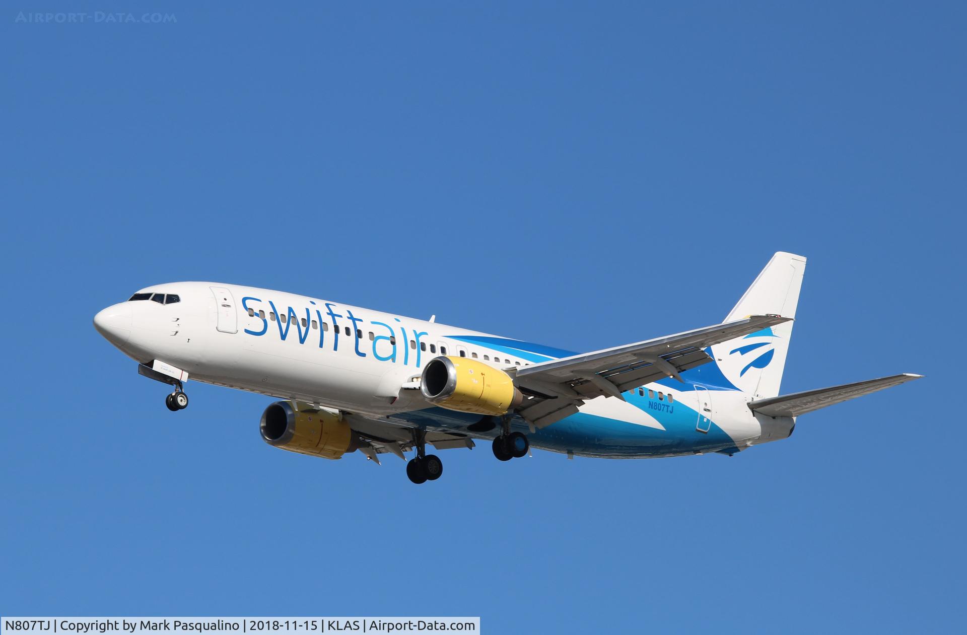N807TJ, 1992 Boeing 737-4Q8 C/N 25098, Boeing 737-4QS