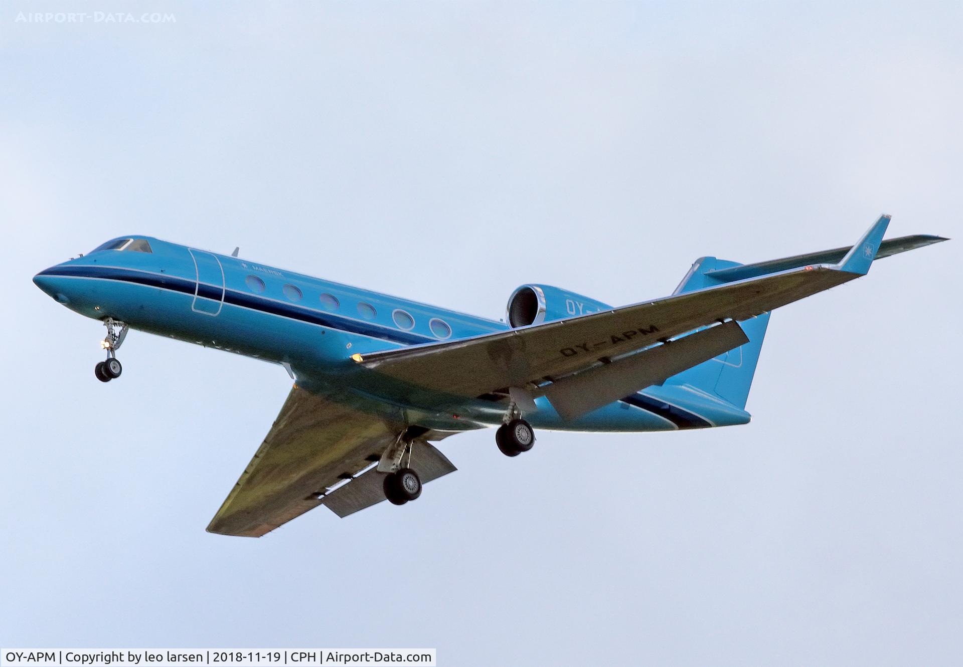 OY-APM, 2014 Gulfstream Aerospace GIV-X (G450) C/N 4305, Copenhagen 19.11.2018