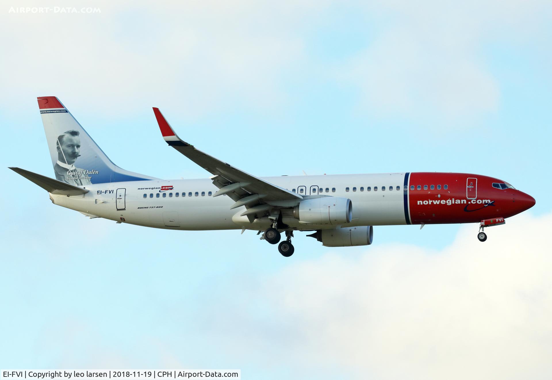 EI-FVI, 2017 Boeing 737-8JP C/N 42274, Copenhagen 19.11.2018