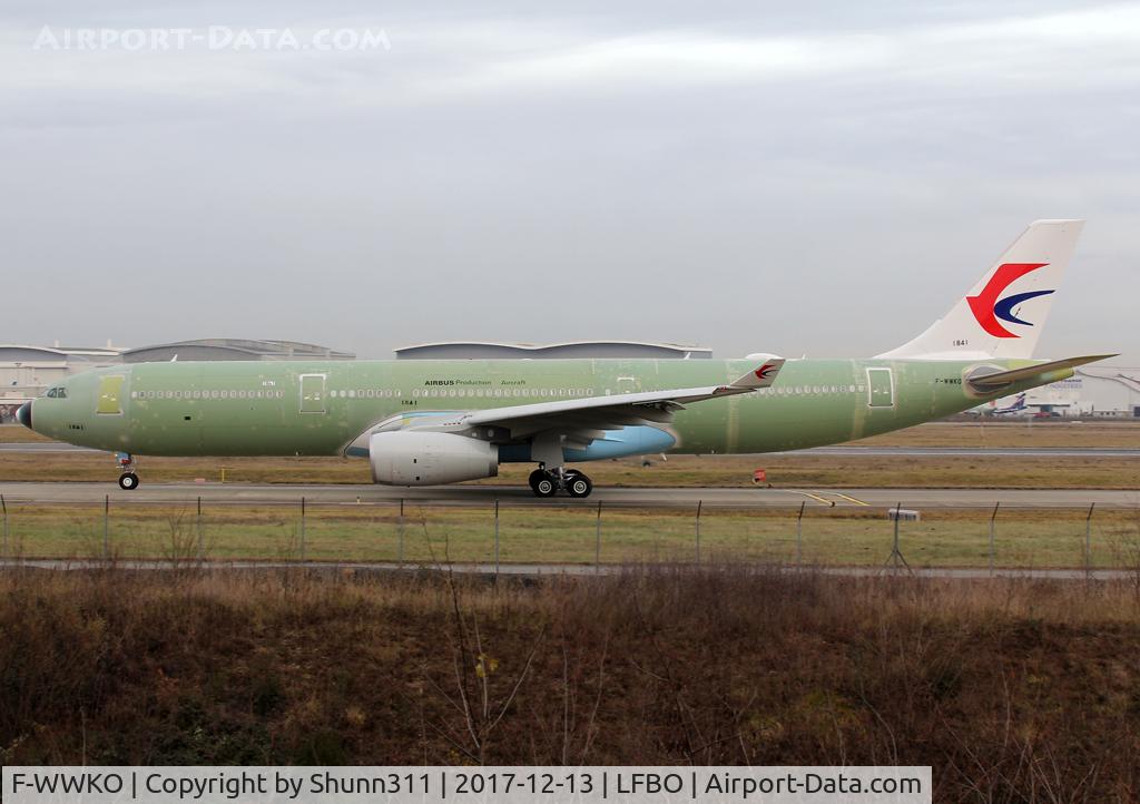 F-WWKO, 2017 Airbus A330-343 C/N 1841, C/n 1841 - For China Eastern Airlines - To be B-005D then B-1066... First A330 with cabin outfitting outside France