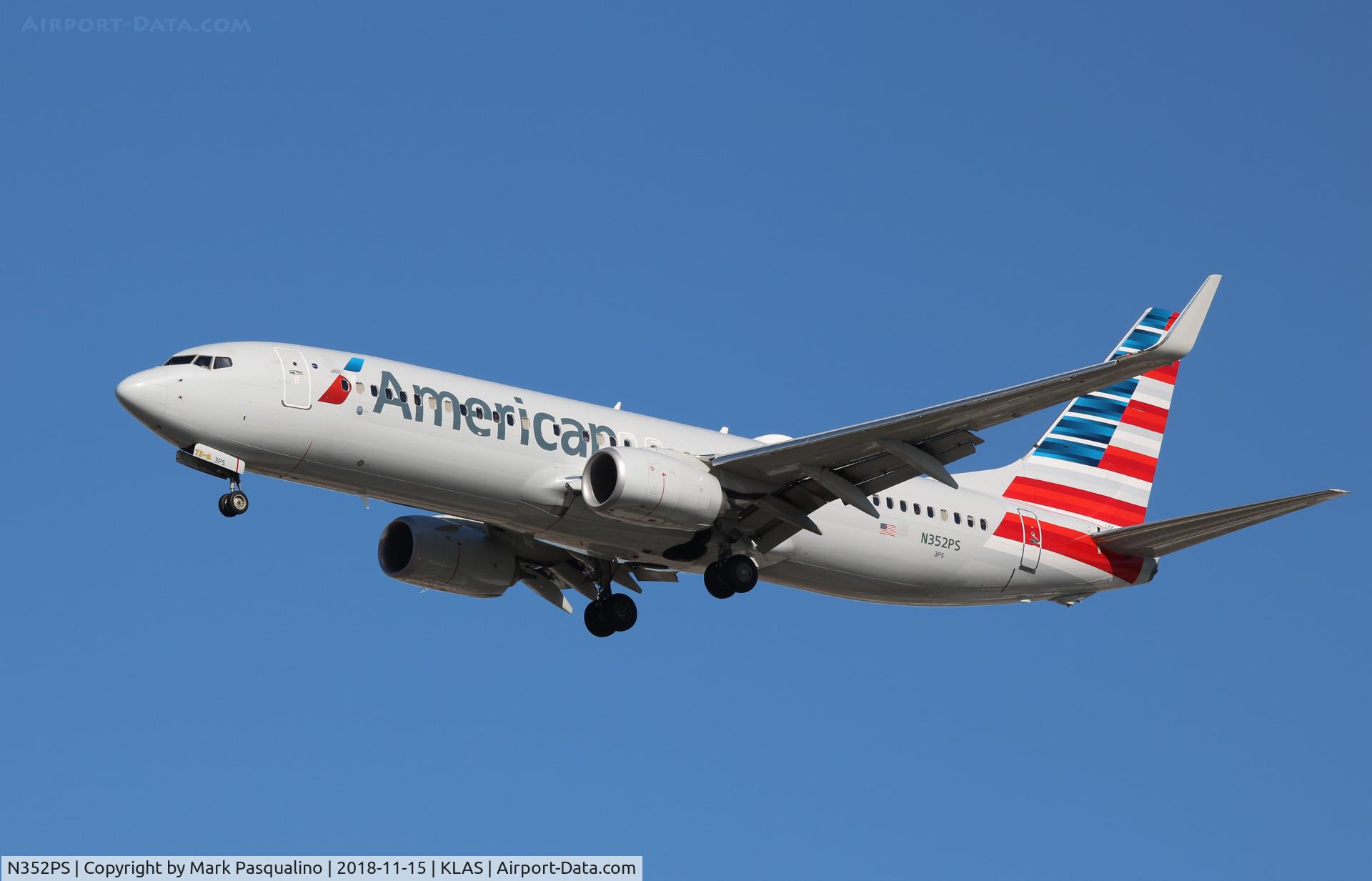N352PS, 2017 Boeing 737-823 C/N 33256, Boeing 737-823