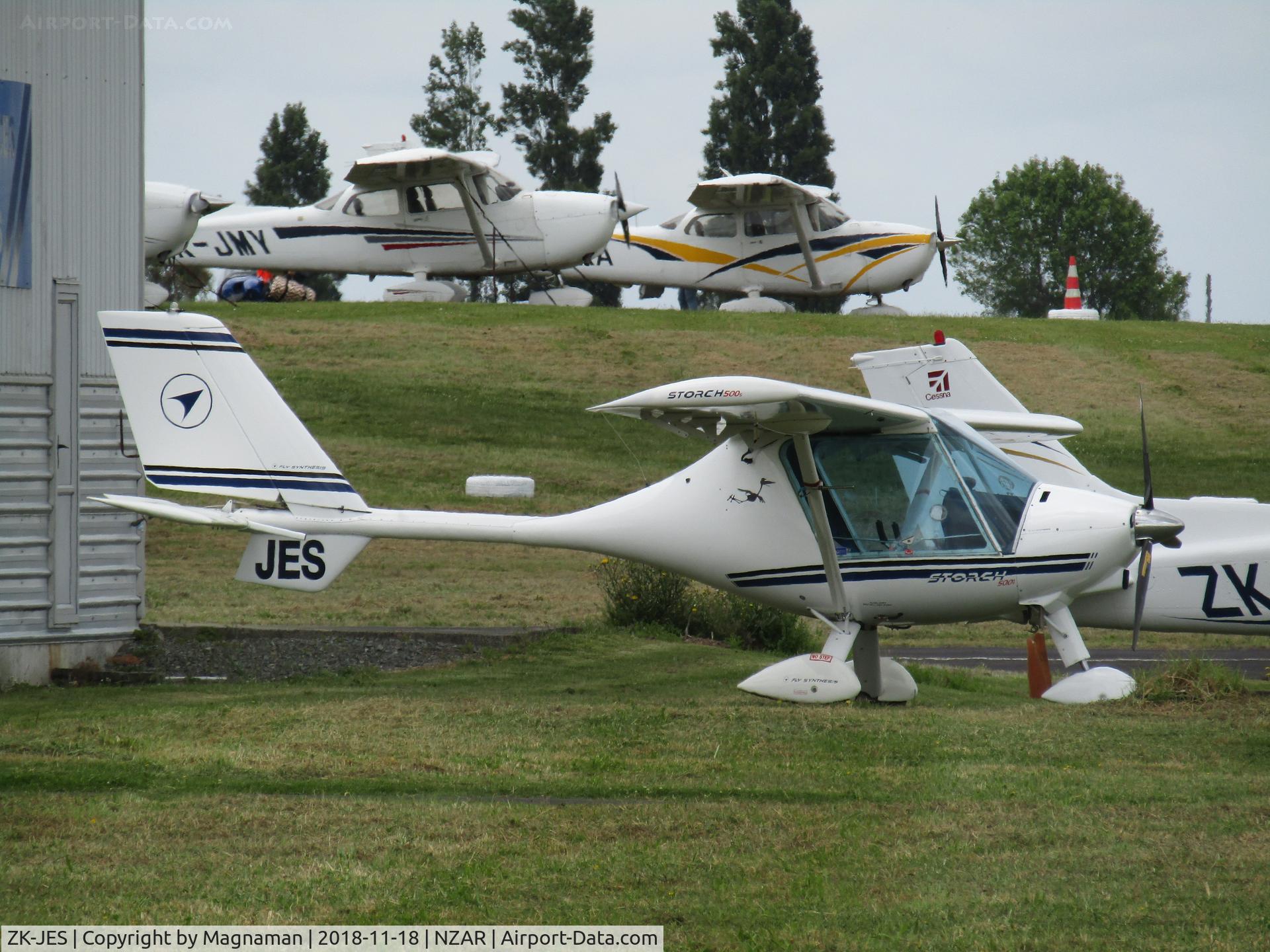 ZK-JES, 2007 Fly Synthesis Storch S C/N 374A-430, visiting for air show