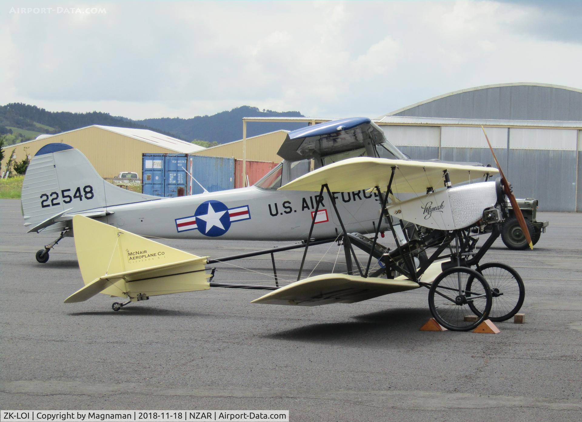 ZK-LOI, McNair Mynah C/N 005, cool replica oldie at open day