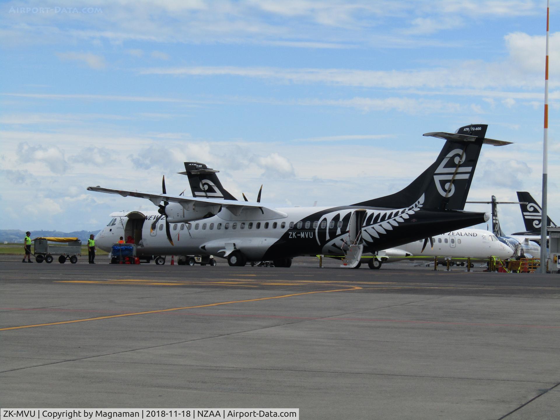 ZK-MVU, 2018 ATR 72-212 A C/N 1500, newish to fleet