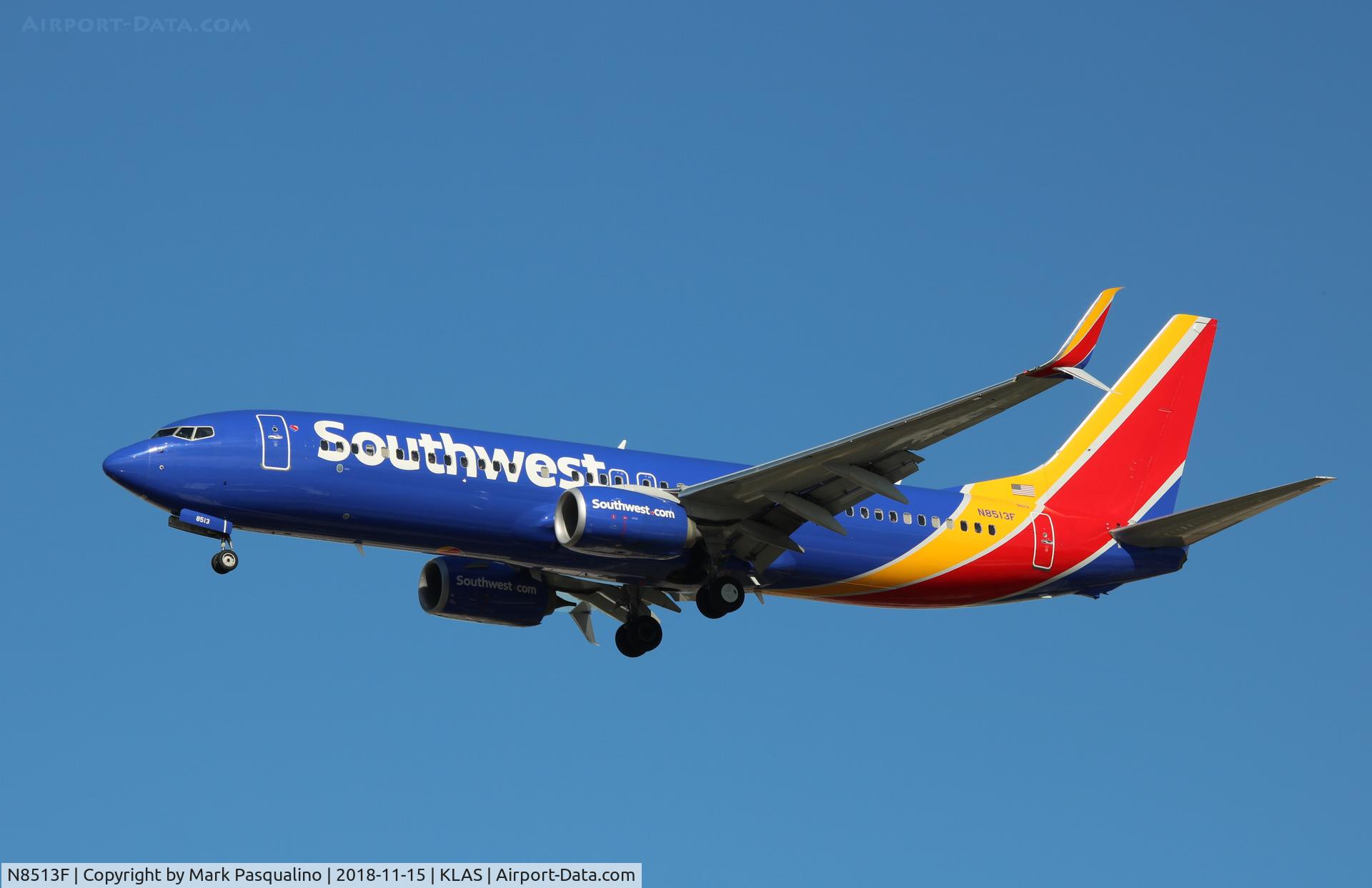 N8513F, 2016 Boeing 737-8H4 C/N 36976, Boeing 737-8H4