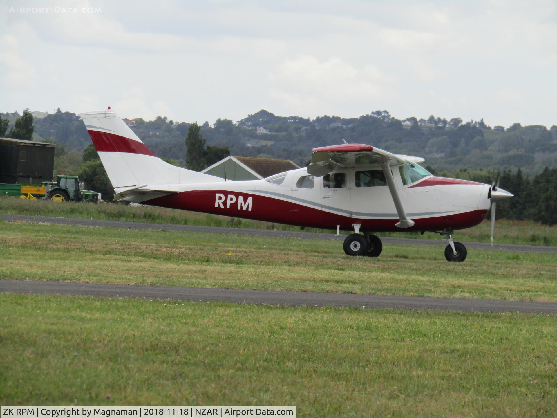 ZK-RPM, 1973 Cessna U206F Stationair C/N U206-02042, revved up