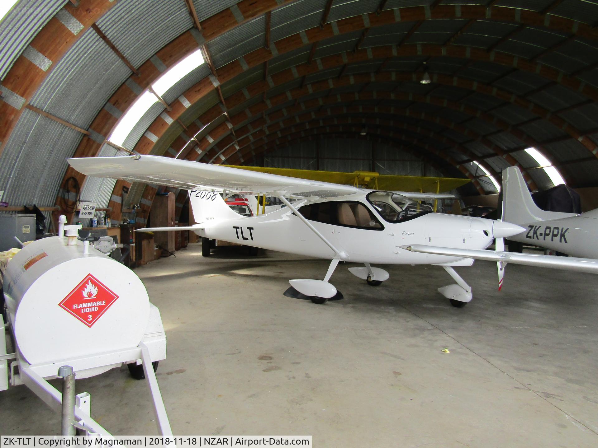 ZK-TLT, Tecnam P2008 C/N 123, new resident it think