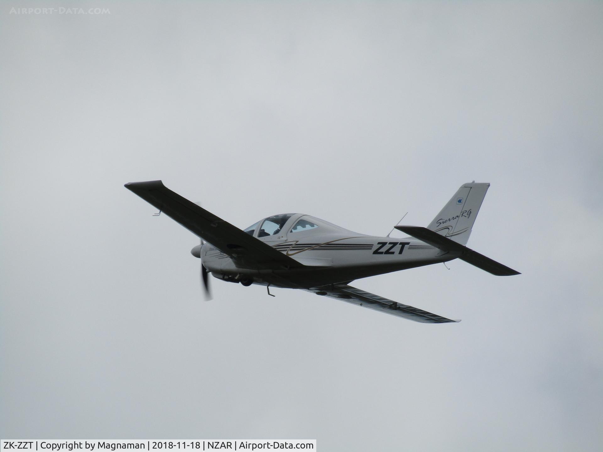 ZK-ZZT, Tecnam P-2002 Sierra RG C/N 390, leaving the air show
