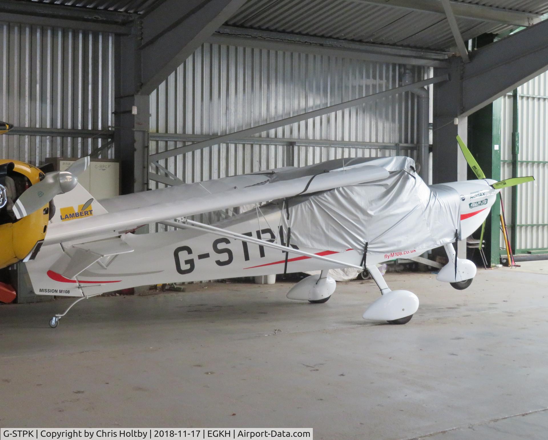 G-STPK, 2012 Lambert Mission M108 C/N LAA 370-15092, Covered and stored in Headcorn hangar