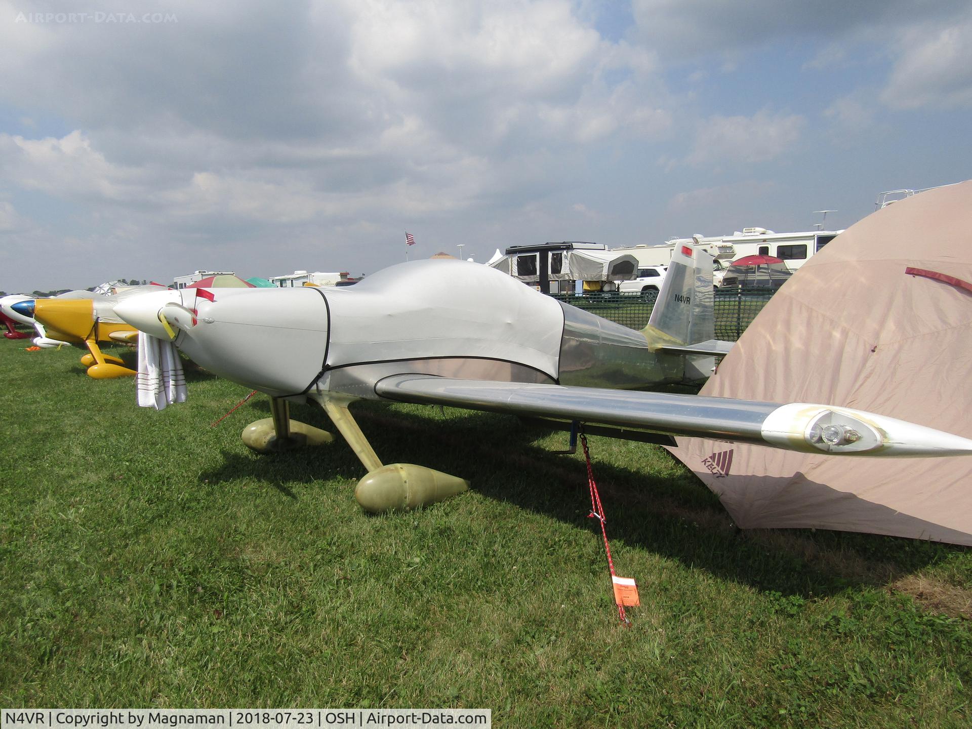 N4VR, Vans RV-7 C/N 73508, most common type at EAA was the Vans range
