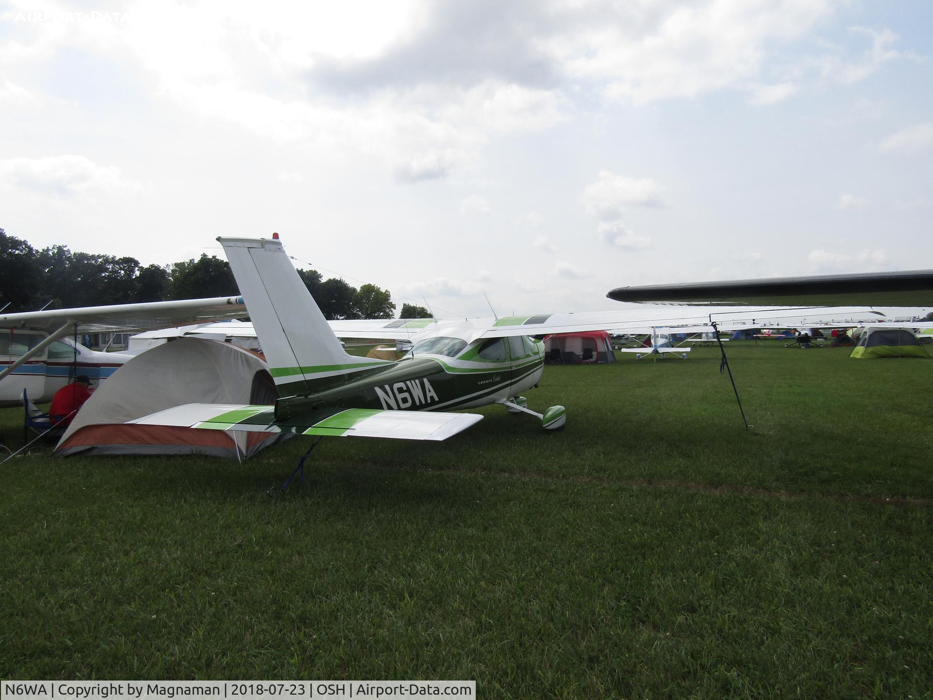 N6WA, 1971 Cessna 177B Cardinal C/N 17701676, in camping zone