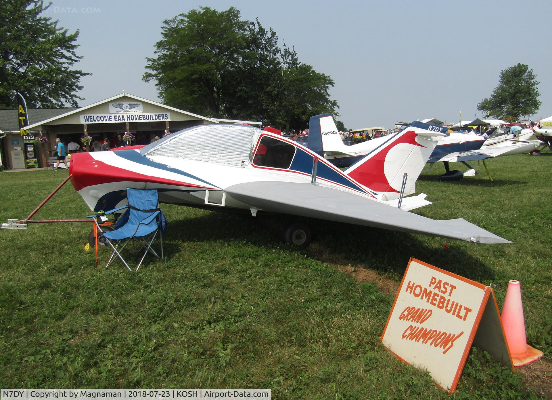 N7DY, 1976 Dyke JD-2 Delta C/N 1079, at EAA 18