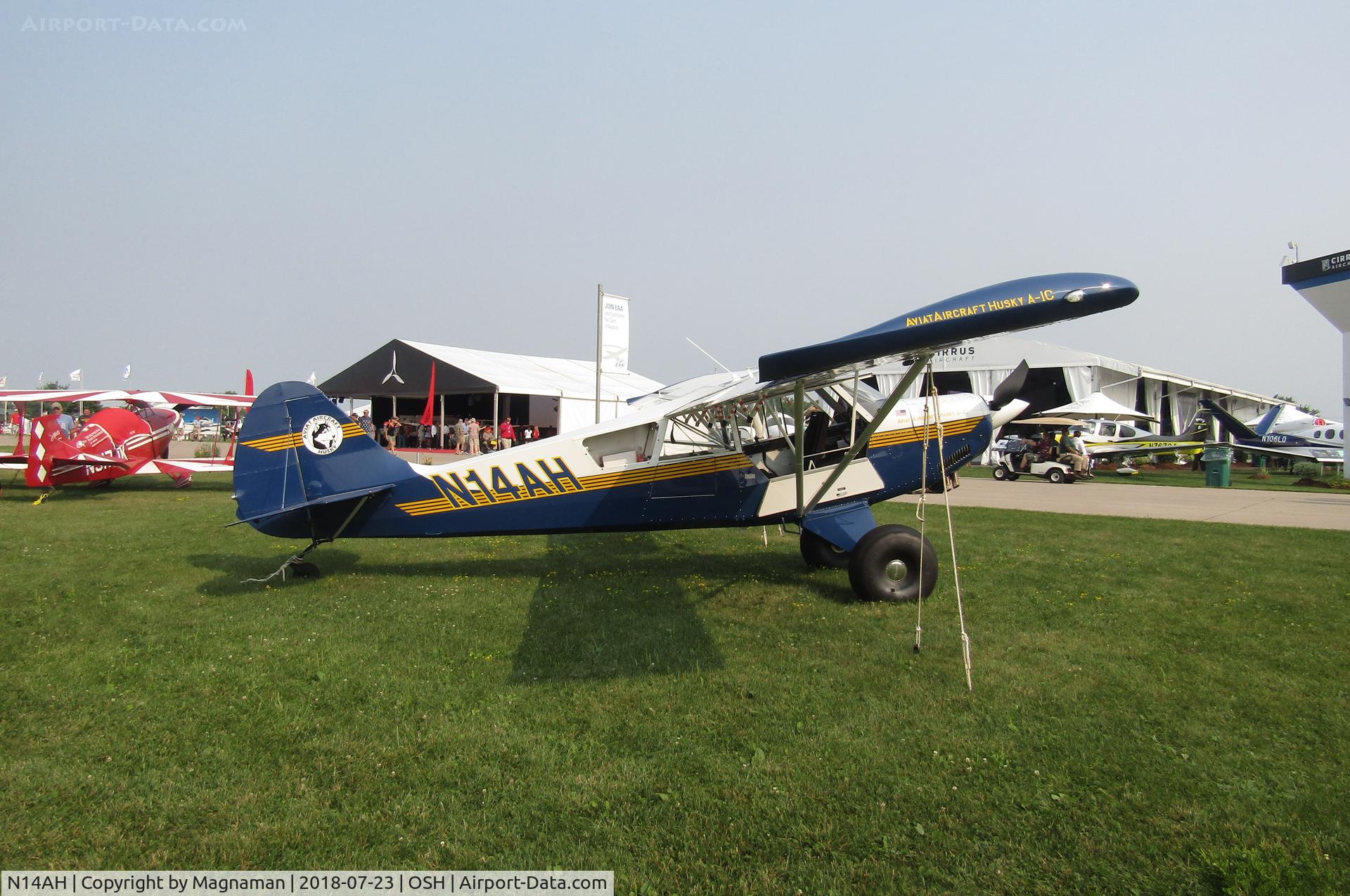 N14AH, 2018 Aviat A-1C-200 Husky C/N 3308, at EAA 18