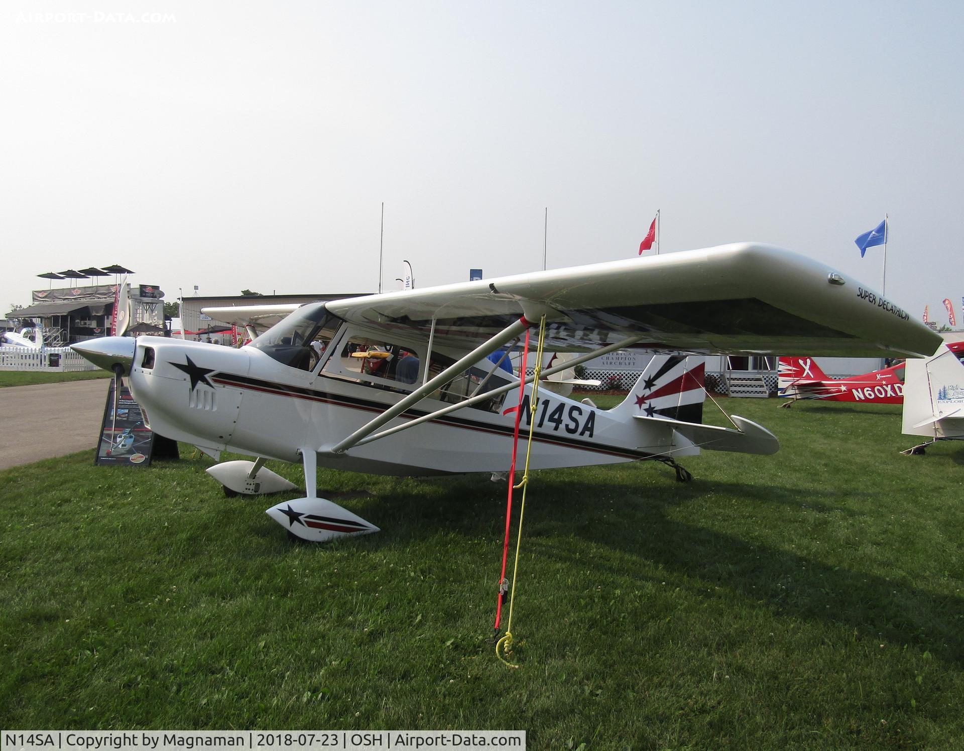N14SA, 2014 American Champion 8KCAB Decathlon C/N 1146-2014, at EAA 18