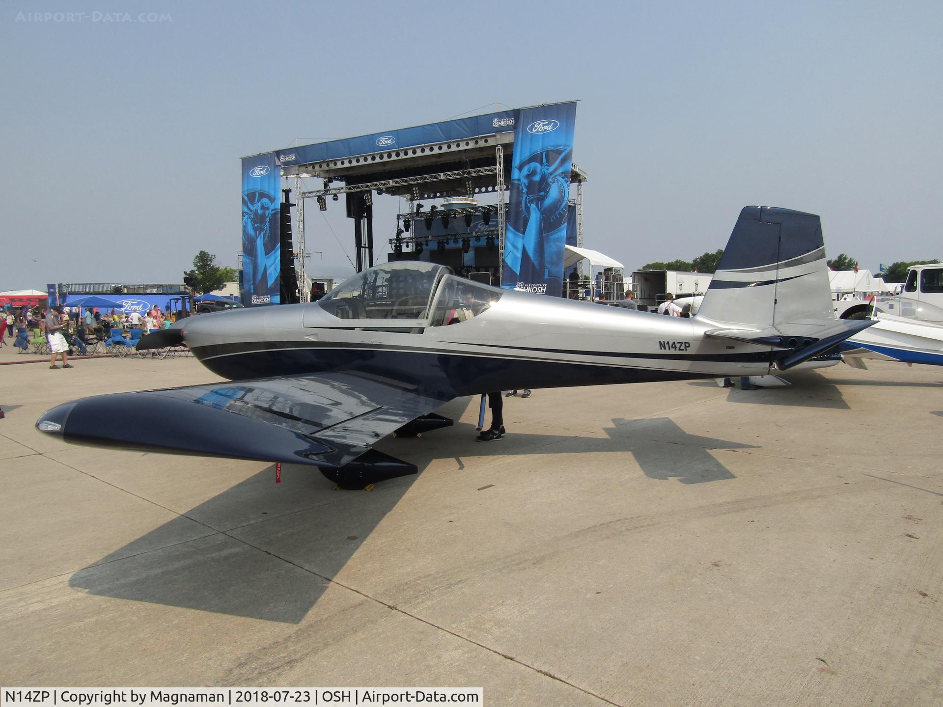 N14ZP, 2017 Vans RV-14A C/N 140209, at EAA 18